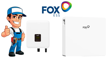 Installed Fox 7-8kW Hybrids | EP6/12  IP65 battery Options | Floor/Wall Mounted | Outdoor | Heating Element | Ave Β£328/kW